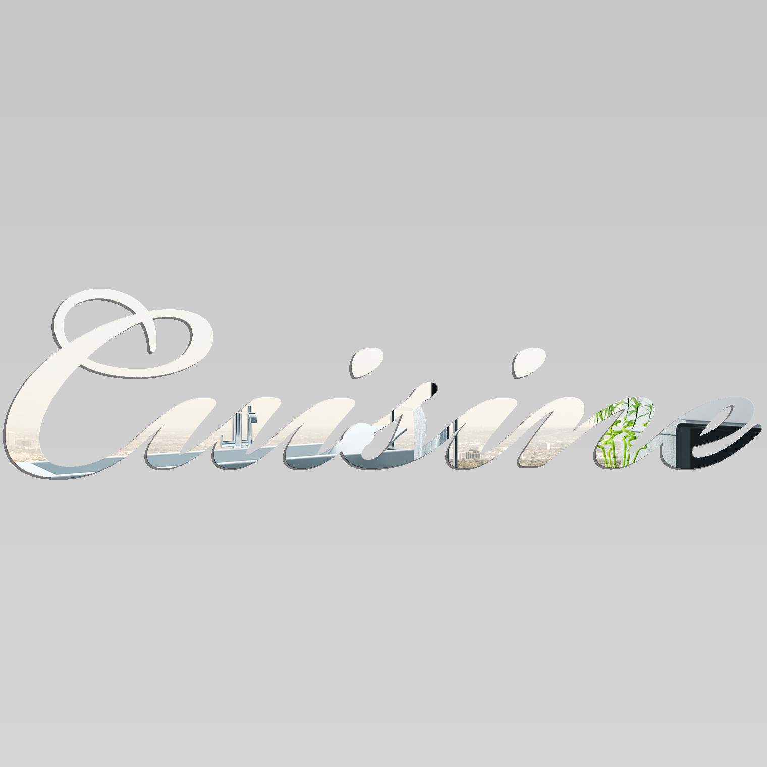 Wallstickers folies : cuisine decorative mirrors acrylic
