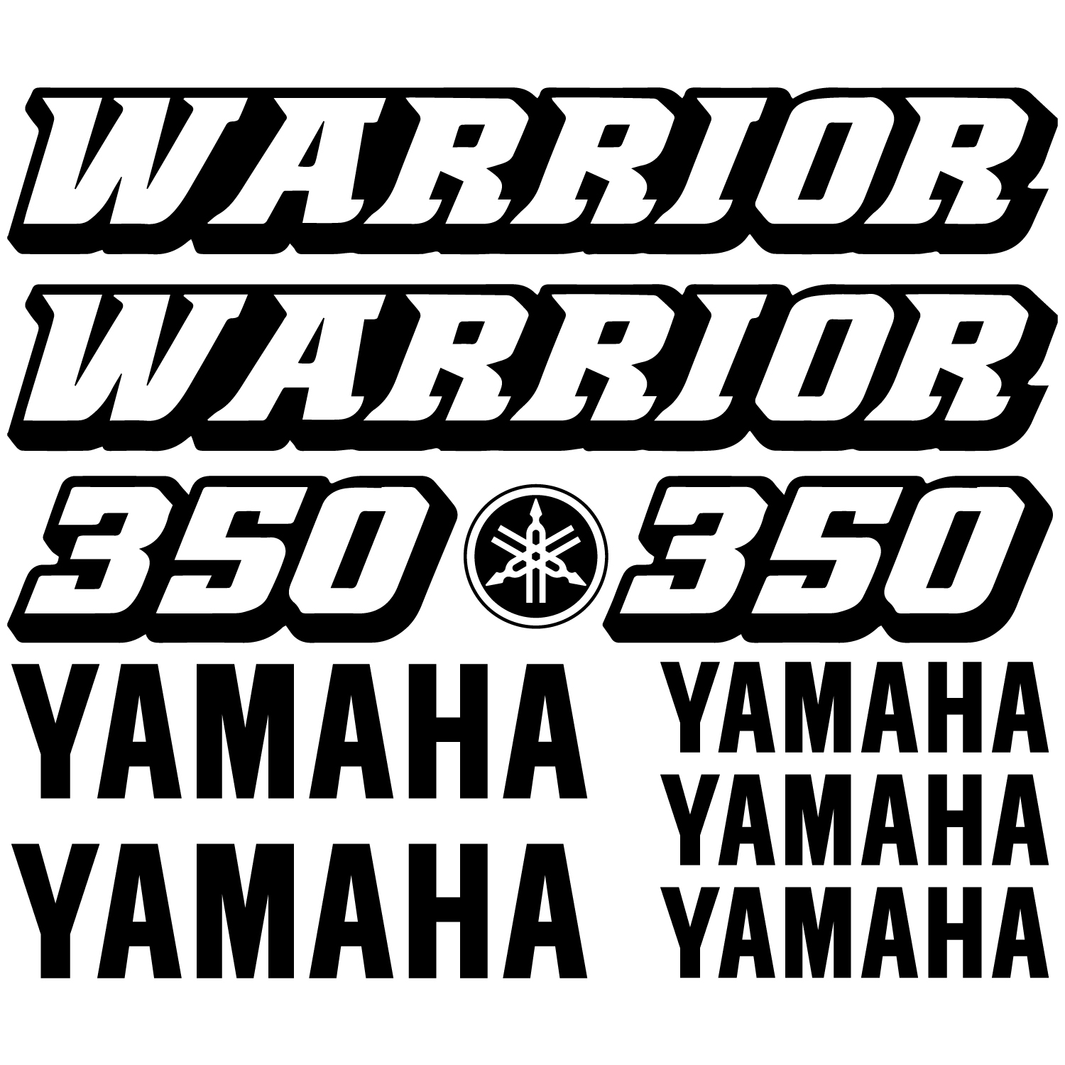 Yamaha Warrior Stock Decals Yamaha Warrior Stock Decals