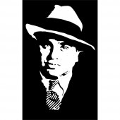 Al Capone Wall Stickers