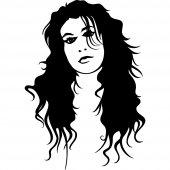 Amy Winehouse Wall Stickers
