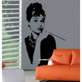 Audrey Hepburn Wall Stickers