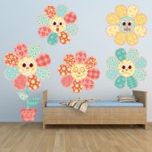 Flowers Set Wall Stickers