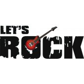 Let's rock Wall Stickers