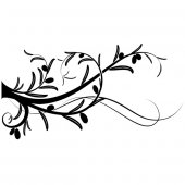 Olive branch Wall Stickers