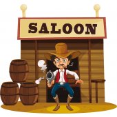 Saloon Wall Stickers
