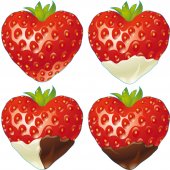 Strawberry Set Wall Stickers