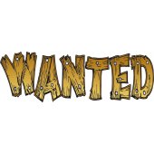 Wanted Wall Stickers