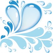 Water Drops Wall Stickers