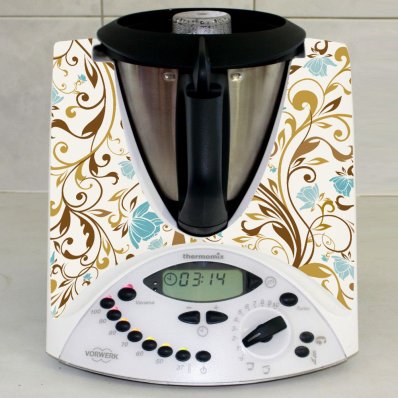 Code: Floral 70 Thermomix TM5 Sticker Decal 