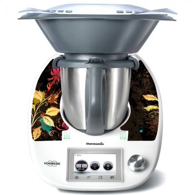 Code: Floral 99 Thermomix TM5 Sticker Decal 