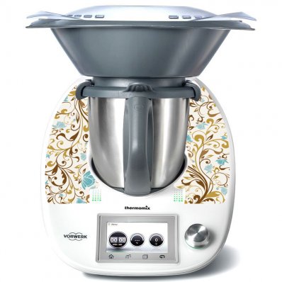 Code: Floral 73 Thermomix TM5 Sticker Decal 