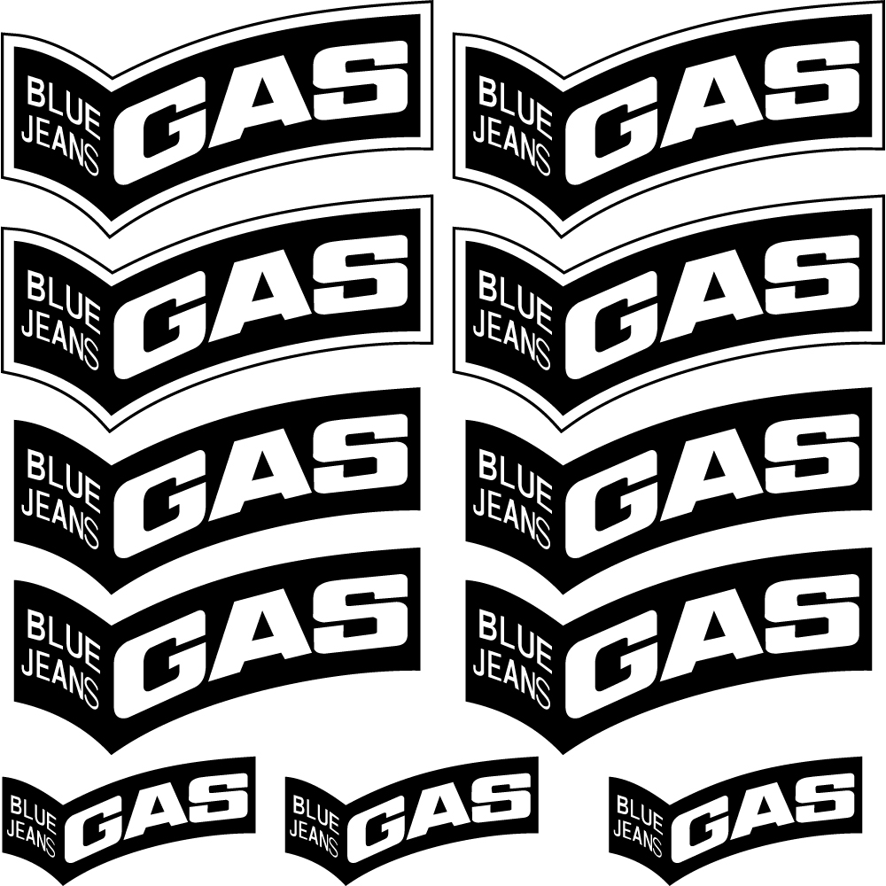 Wallstickers folies gas Decal Stickers kit