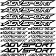 agvsport Decal Stickers kit