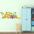 Animals of the Jungle Wall Stickers