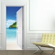 Beach Door Stickers