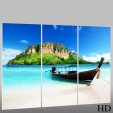 Boat - Triptych Forex Print