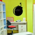 Bomb - Chalkboard / Blackboard Wall Stickers