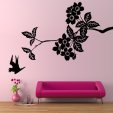 Branch with Bird Wall Stickers