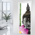 Buddha Door Stickers