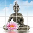 Buddha - Tiles Wall Stickers