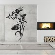 Butterfly Flower Wall Stickers