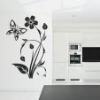 Butterfly Flower Wall Stickers