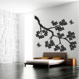 Butterfly Flower Wall Stickers