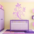 Butterfly Flower Wall Stickers