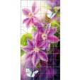 Butterfly Flowers - Tiles Wall Stickers