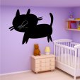 Cat - Chalkboard / Blackboard Wall Stickers