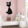 Cat - Chalkboard / Blackboard Wall Stickers