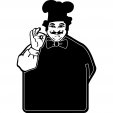 Chef - Chalkboard / Blackboard Wall Stickers