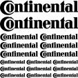 continental Decal Stickers kit