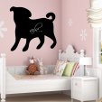 Dog Chalkboard / Blackboard Wall Stickers