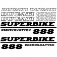 Ducati 888 desmo Decal Stickers kit