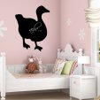 Duck Chalkboard / Blackboard Wall Stickers