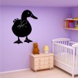 Duck Chalkboard / Blackboard Wall Stickers