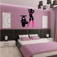 Female figure Wall Stickers