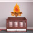 Fire Wall Stickers