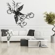 Flower Bird Asia Wall Stickers