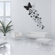 Flower Butterflies Wall Stickers