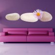 Flower Pebbles Wall Stickers