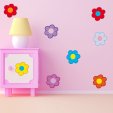 Flowers Set Wall Stickers