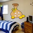 Gold Coin Wall Stickers