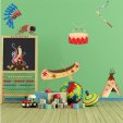 Indian Set Wall Stickers