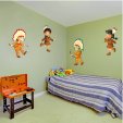 Indian Set Wall Stickers