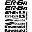 Kawasaki ER-6n Decal Stickers kit