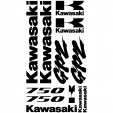 Kawasaki GPZ 750 Decal Stickers kit