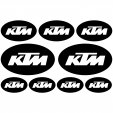Ktm Ovale Decal Stickers kit