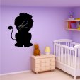 Lion - Chalkboard / Blackboard Wall Stickers